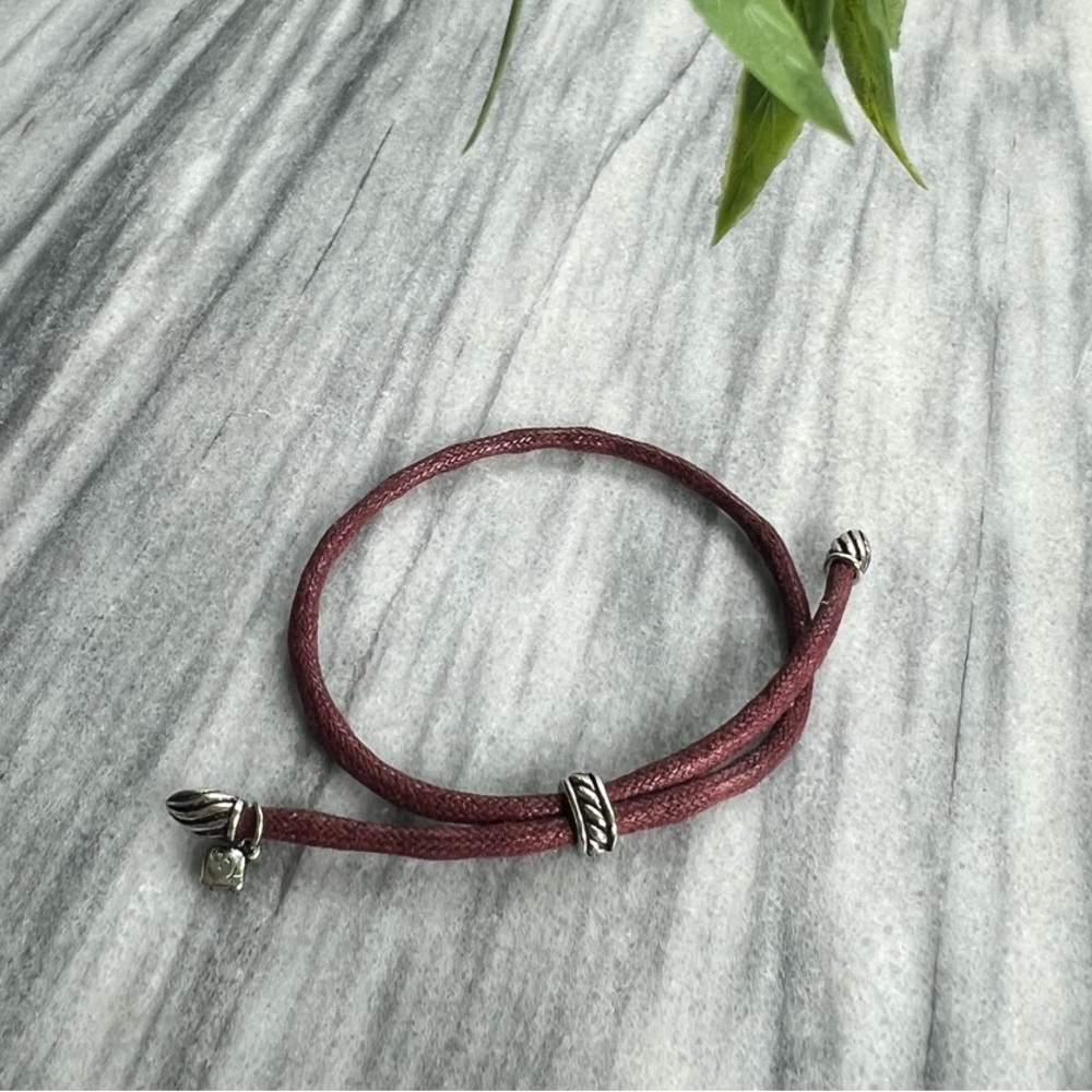 Elegant Silver and Pink Bracelet